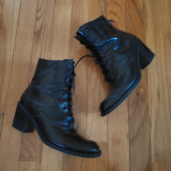 Old West Shoes - Old West Lace Up Boots